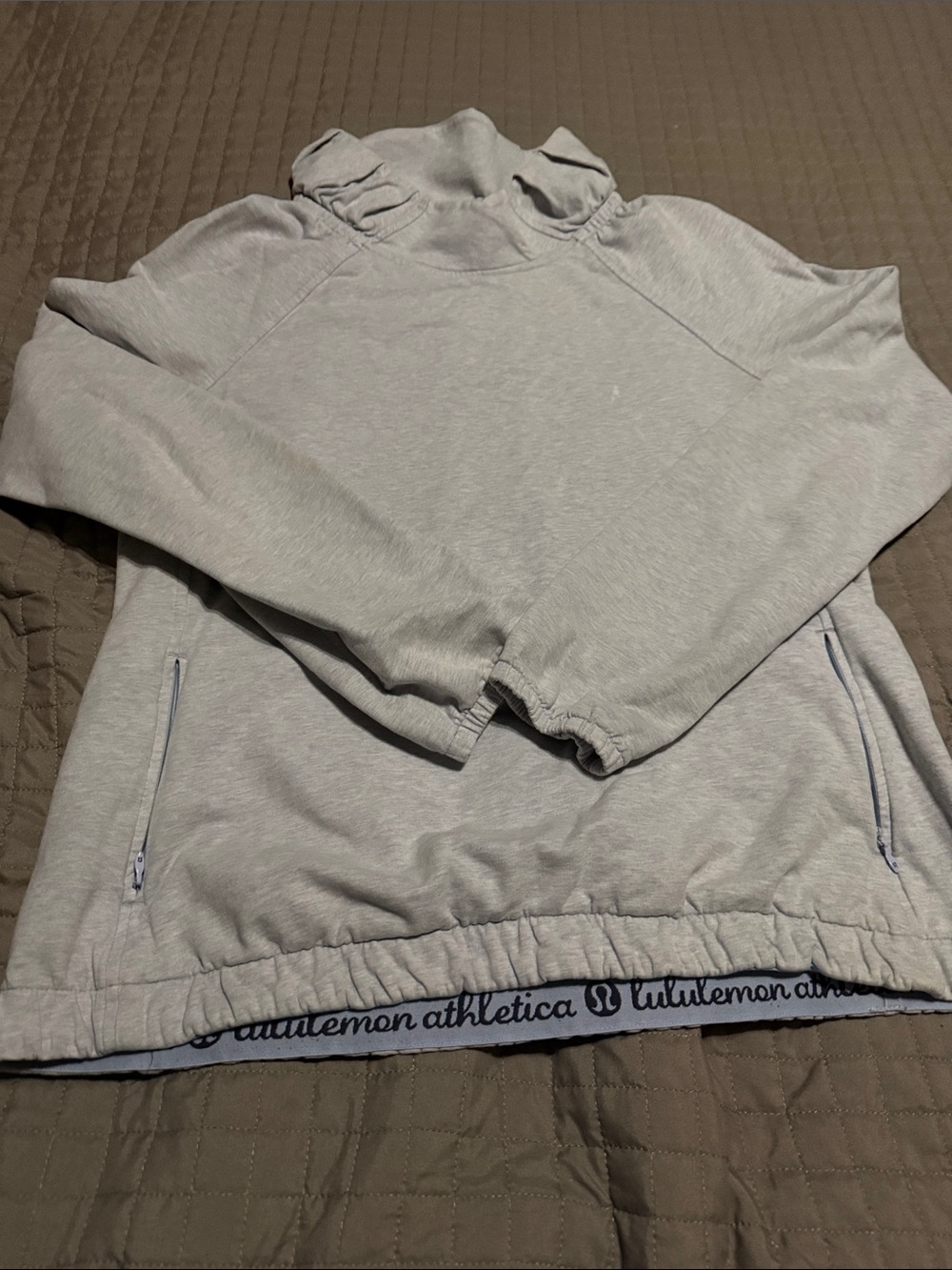 Lululemon Light purple Pullover with Ruffle Collar
